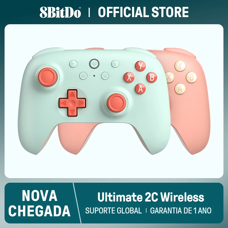8BitDo - Novo controlador de jogos sem fio Ultimate 2C para PC, Windows 10, 11, Steam Deck, Raspberry Pi, Android