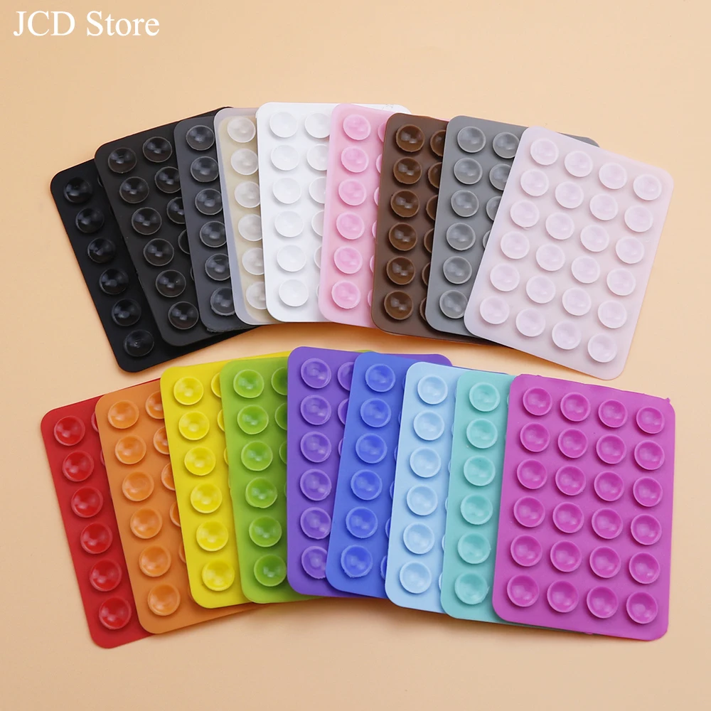 Silicone Sucção Pad Voltar Adesivo, Suporte do telefone, Smartphone Suporte de parede, Fixo para Vidro, Telhas cerâmicas, Mat