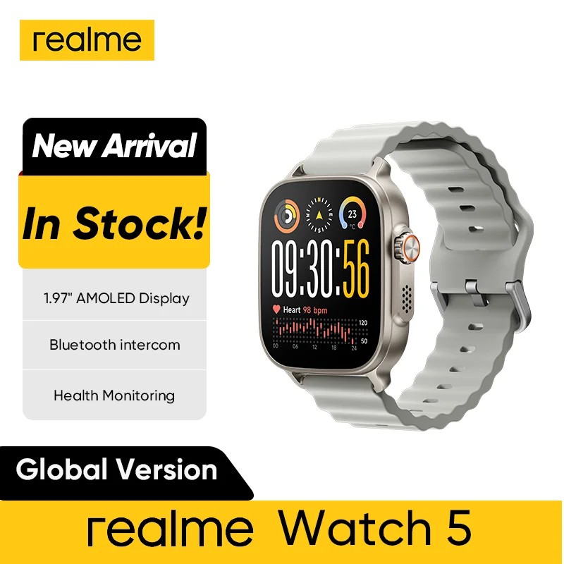 Versão global realme watch 5 1.97 