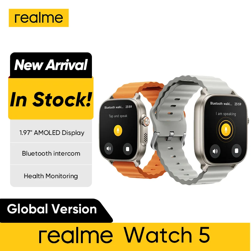 Versão global realme watch 5 1.97 
