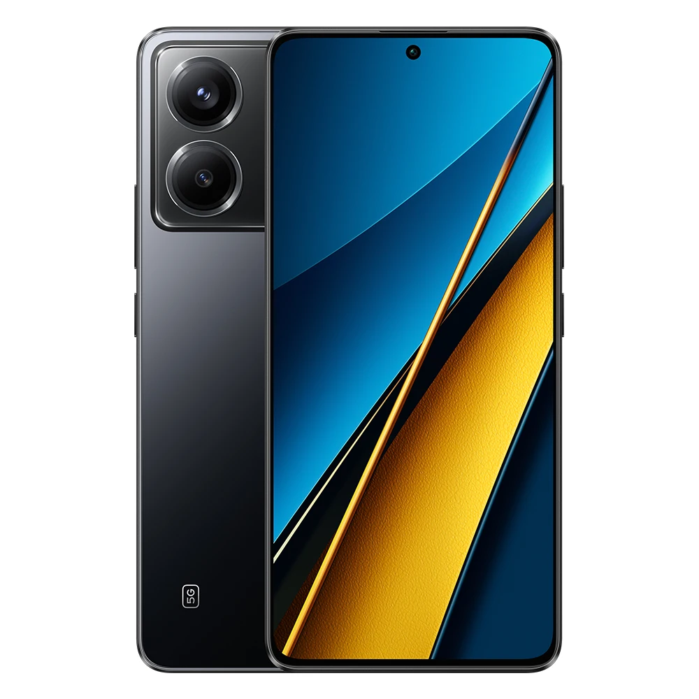 POCO-X6 Versão Global Smartphone, 5G, NFC, Snapdragon 7S, Gen 2, 120Hz, Tela AMOLED, Câmera de 64MP, OIS, Carregamento 67W