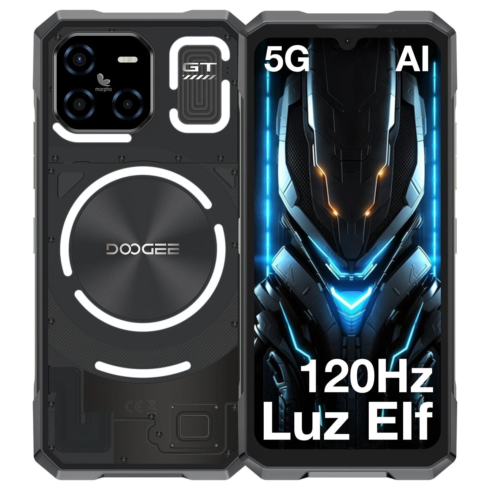 Doogee-Smartphone Robusto Blade GT, 6.72 