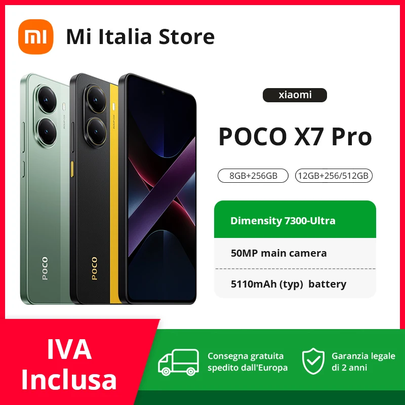 Versão global poco x7 pro smartphone 5g 256gb/512gb dimensão 8400-ultra 90w carga 6000mah bateria ip68 nfc 5g xiaomi