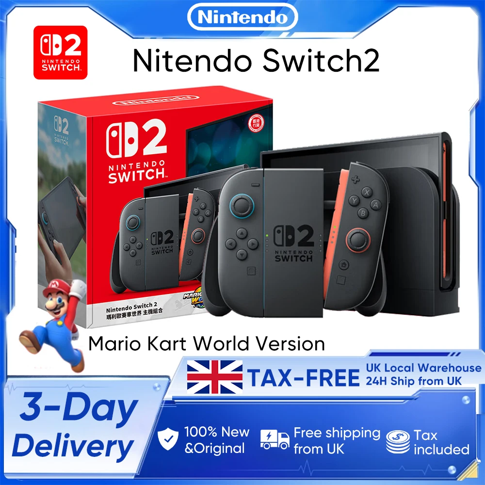 Console de jogos Nintendo Switch 2 NS2 Console de jogos portátil LCD de 7,9 polegadas 1080P Design magnético