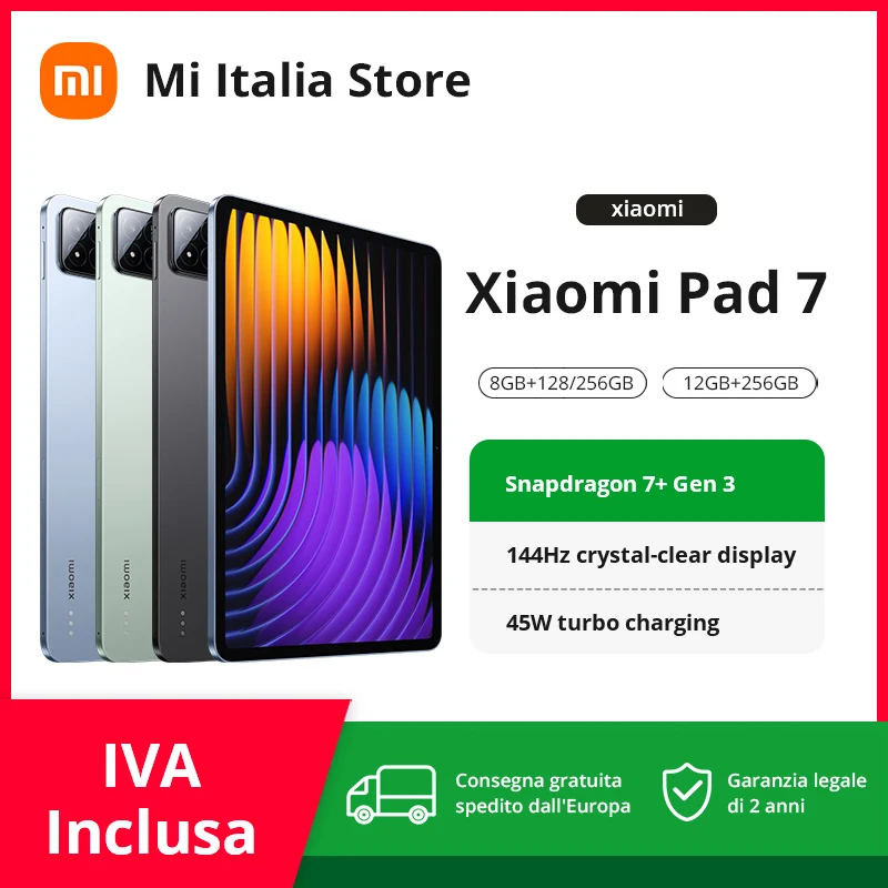 Versão global xiaomi pad 7 snapdragon 7 + gen 3 octa-core cpu tablet 8850mah 13mp câmera 11.2 