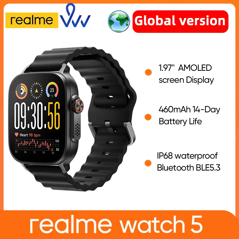 100% original realme watch 5 1.97 