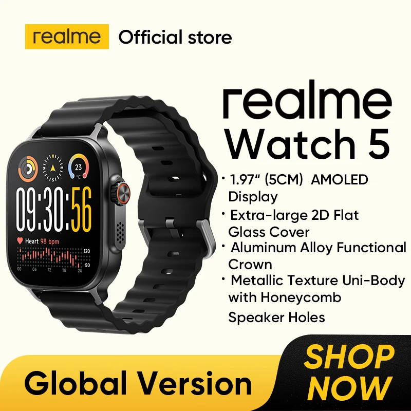Realme Watch 5 Smart Watch 1.97 