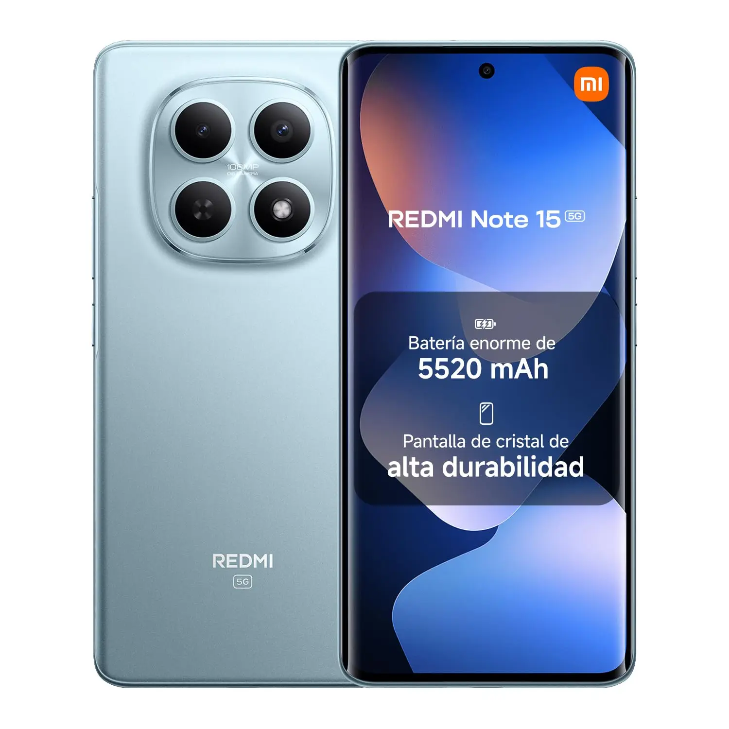 Xiaomi Redmi Note 15 5G smartphone with Snapdragon 6 Gen 3, 8GB RAM, 256GB storage, 6.77