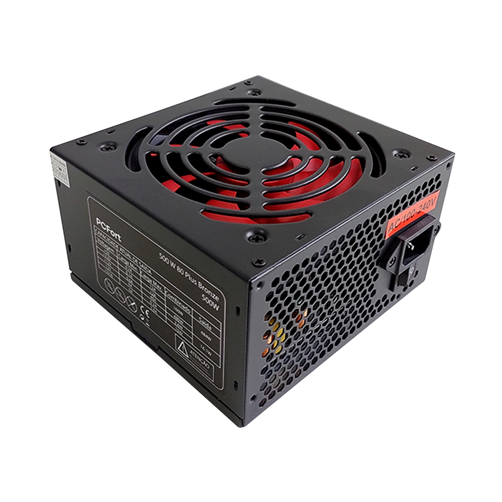 Fonte 500w PcFort 80 Plus Bronze - SEM CAIXA