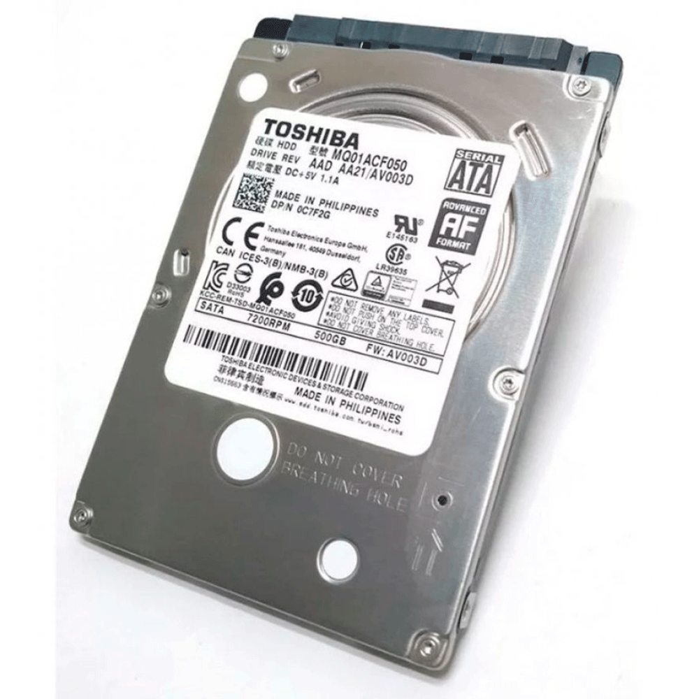 Hd Toshiba 500gb Sata Ill 7200rpm 2.5polegadas - OUTLET