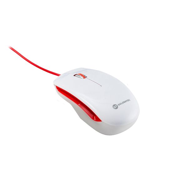 Mouse com Fio USB Colors - Vermelho | GT