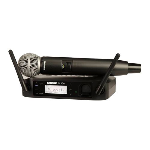 Microfone bastão sem fio + receptor GLXD24+SM58-Z3