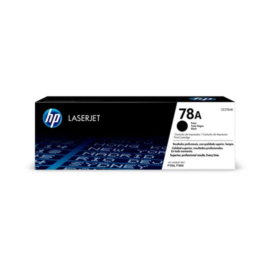 Toner HP 78A Preto Laserjet (CE278AB) Para HP Laserjet Pro M1536dnf, P1606dn