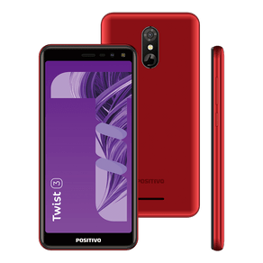 Smartphone Positivo Twist 3 S513 32GB Dual Chip 5,5” - Vermelho