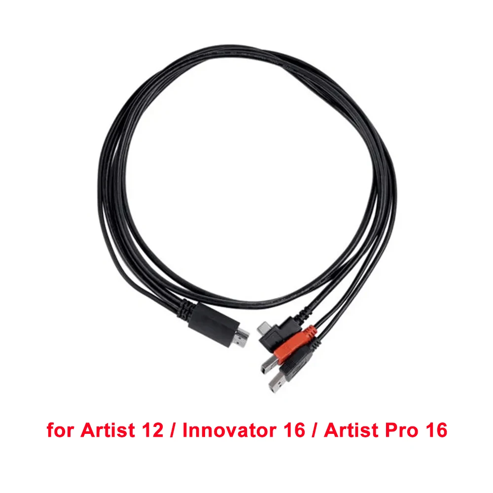 Xppen-cabo original 3 em 1 somente para artista 12/innovator 16/artist pro 16