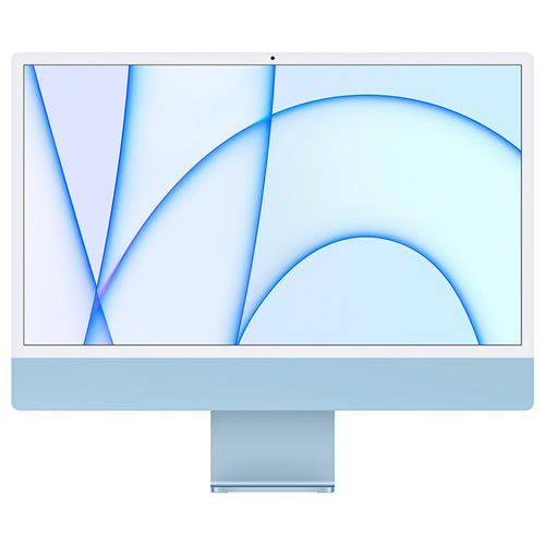 iMac 24, Tela Retina 4.5k Apple, Processador M1 (8GB RAM, 256GB SSD) - Azul