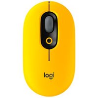 Mouse Óptico sem Fio Pop Amarelo Blast - Logitech - 910-006549