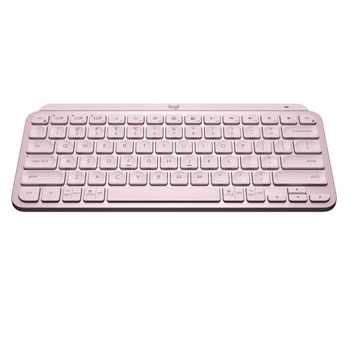 Teclado Sem Fio Compacto Rose- Logitech - MX Keys Mini