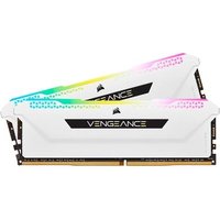 Memória RAM Corsair Vengeance RGB PRO SL, 32GB (2x16GB), 3200MHz, DDR4, CL16, Branco - CMH32GX4M2E3200C16W