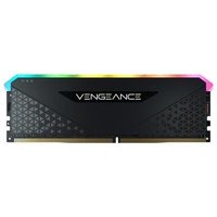 Memória RAM Corsair Vengeance RGB RS, 8GB, 3200MHz, DDR4, CL16, Preto - CMG8GX4M1E3200C16