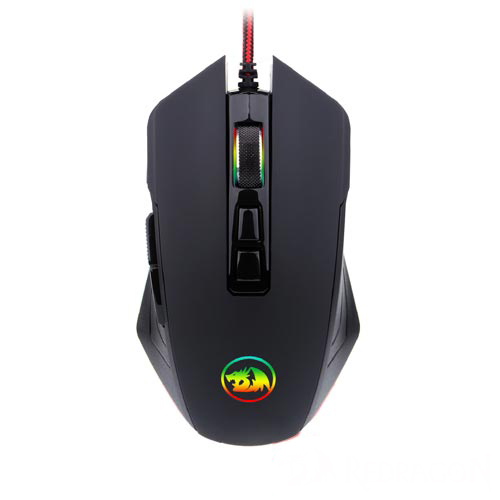 Mouse Gamer para PC e Mac Dagger2 Rgb Preto Redragon M715RGB-1