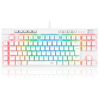 Teclado Óptico Gamer para Windows e Mac Magic-Wand Pro Rgb Branco e Azul - Redragon - K587W-RGB-PRO