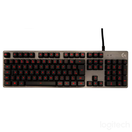 Teclado para Jogos para Windows com Multimídia e USB Preto - Logitech G - G413