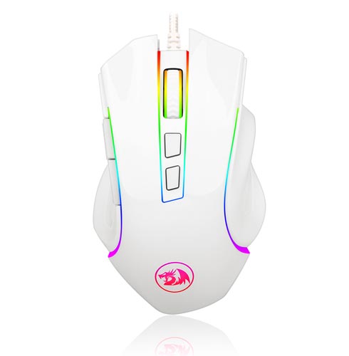 Mouse Óptico Branco Griffin Lunar - Redragon - M607W