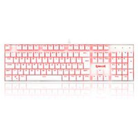 Teclado Mecânico Gamer para Windows e Mac Mitra Single Color Lunar White Switch Vermelho - Redragon - K551W