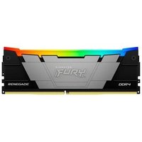 Memória RAM Kingston Fury Renegade RGB, 16GB, DDR4, 3200MHz, CL16, Preto - KF432C16RB12A/16