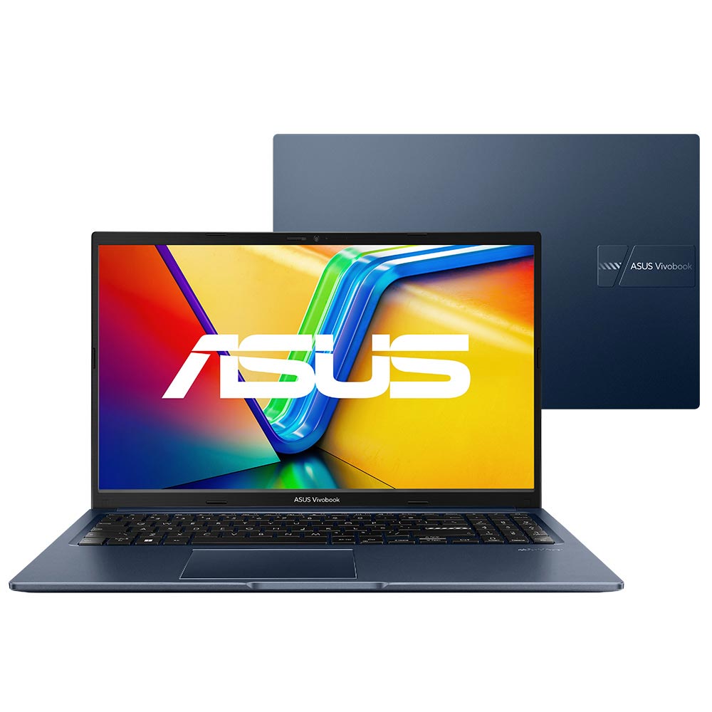 Notebook ASUS Vivobook 15, Intel Core i5 12450H, 8GB, 512GB SSD, Tela de 15,6, Quiet Blue - X1502ZA-EJ1756W