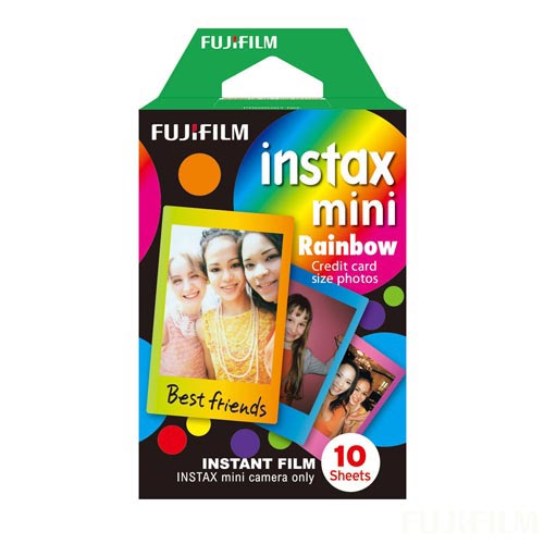 Filme Instantâneo Fujifilm Instax Mini para 10 Fotos Rainbow - 705034046