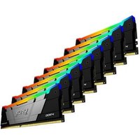 Memória RAM Kingston Fury Renegade RGB, 256GB, DDR4, (8x32GB), 3200MHz,CL16, Preto - KF432C16RB2AK8/256