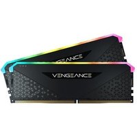 Memória RAM Corsair Vengeance RGB RS, 16GB (2x8GB), 3600MHz, DDR4, CL18, Preto - CMG16GX4M2D3600C18