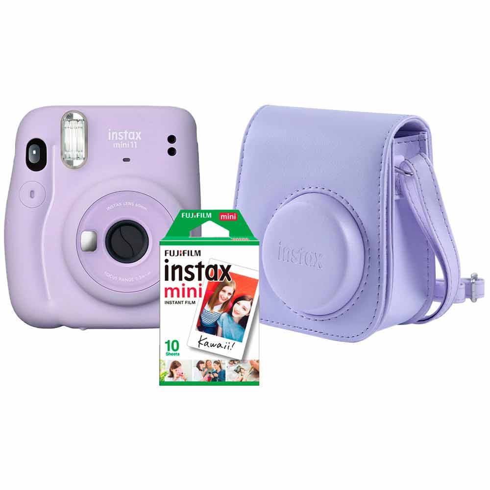 Kit Câmera Instax Mini 11 Fujifilm Lilás - 705067498