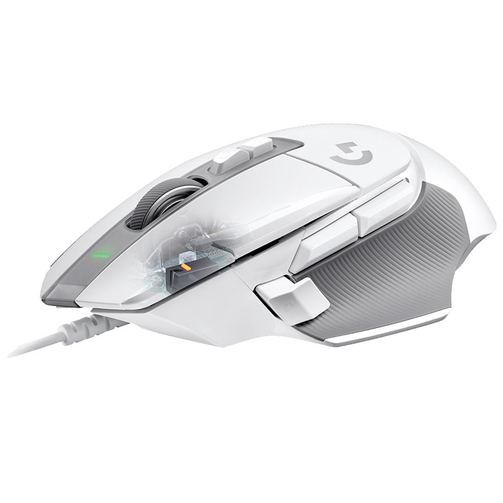 Mouse Gamer com Fio USB Branco - Logitech G - G502X