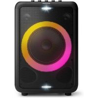 Caixa de Som Party Speaker Philips, Bluetooth, 800W, Luz de Led, USB, Entradas para Microfone e Guitarra, 14h Bateria - TAX3208/78