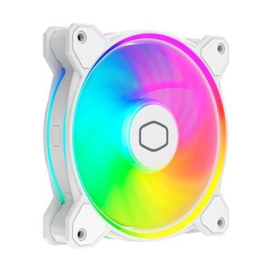 Ventoinha Cooler Master Masterfan MF120 halo 2, 120mm, Led ARGB, Branco - MFL-B2DW-21NP2-R2