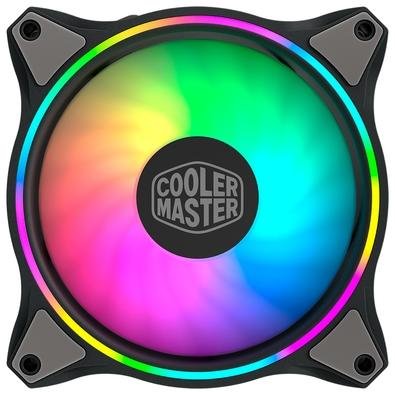 Ventoinha Cooler Master Masterfan MF120 Halo, 120mm, Led ARGB, Preto - MFL-B2DN-18NPA-R1