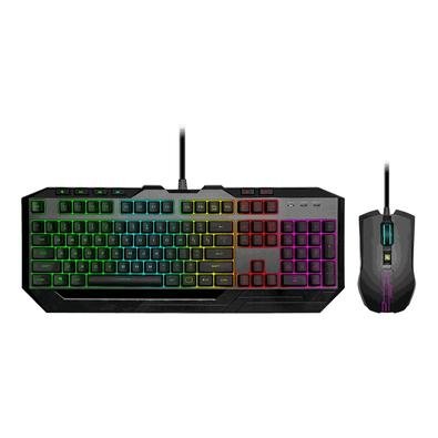 Kit Teclado e Mouse Gamer Cooler Master Devastador 3, RGB, 4800 DPI, US, Preto - SGB-3000-KKMF4-US