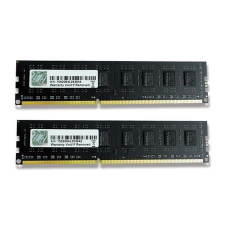 Memória G.Skill Value 8GB (2x4GB) 1600Mhz DDR3 CL11 - F3-1600C11D-8GNT