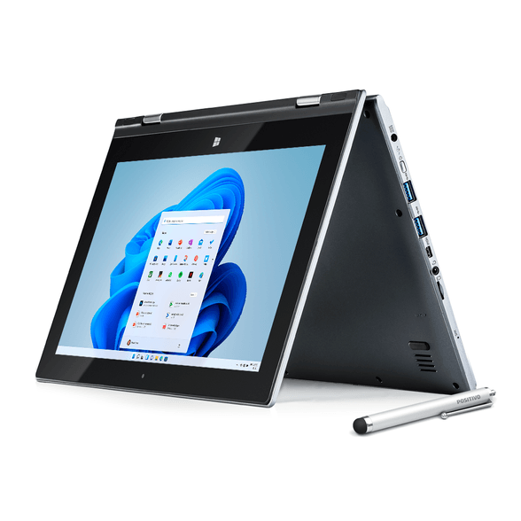 Notebook 2 em 1 Positivo DUO C4128B Intel® Celeron® Dual-Core™ Windows 11 Home Full HD 11.6