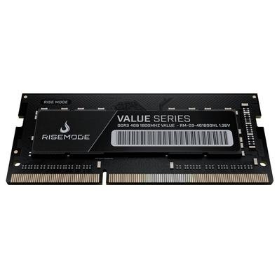 Memória RAM para Notebook Rise Mode Value Series, 4GB, 1600MHz, DDR3, CL11 - RM-D3-4G1600NL