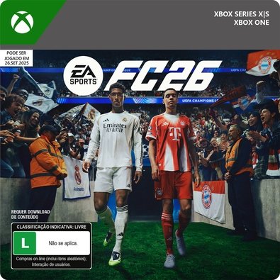 Jogo EA SPORTS FC 26: ULTIMATE EDITION, Xbox - Digital para Download ( Pré-Venda)