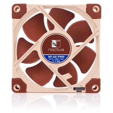 Cooler FAN Noctua 80mm, para PC, Marrom - NF-A8 PWM