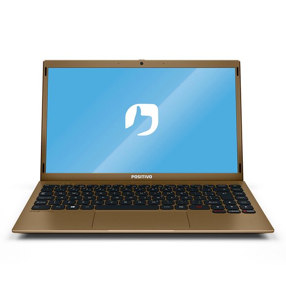 Notebook Positivo Motion Gold Q464C Intel® Atom® Quad Core Linux 14,1'' - Dourado