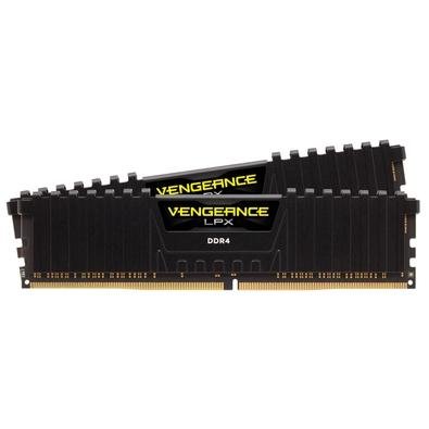 Memória RAM Corsair Vengeance LPX, 16GB (2x8GB), 3200MHz, DDR4, CL16, Black - CMK16GX4M2E3200C16