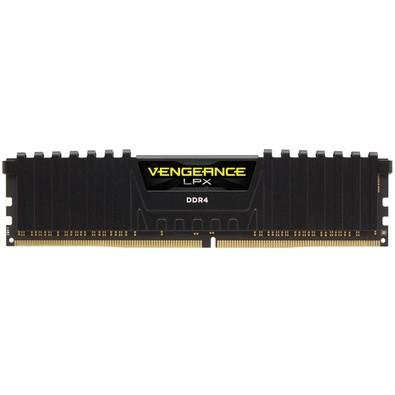 Memória RAM Corsair Vengeance LPX, 16GB, 2400MHz, DDR4, CL16, Preto - CMK16GX4M1A2400C16