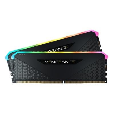Memória RAM Corsair Vengeance RGB RS, 16GB (2x8GB), 3600MHz, DDR4, CL18, Preto - CMG16GX4M2D3600C18