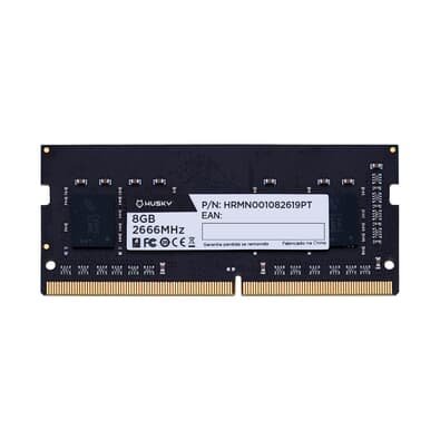 Memória RAM para Notebook Husky, 8GB, 2666MHz, DDR4, CL19 - HRMN001082619PT